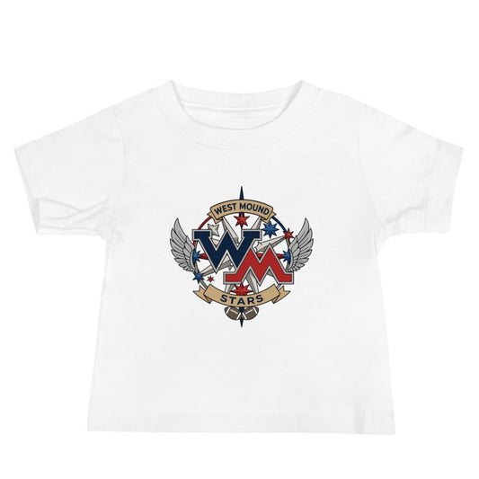Performance | Baby T-Shirt | West Mound Stars | Crest Logo