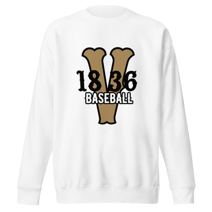 Performance | Crewneck | 1836 Volunteers Baseball | Crest Logo