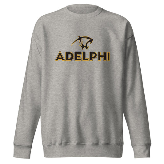 Performance | Crewneck | Adelphi Womens Soccer | Apex Panther Logo