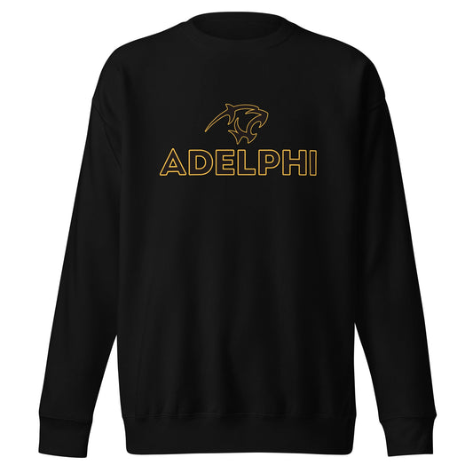 Performance | Crewneck | Adelphi Womens Soccer | Apex Panther Logo