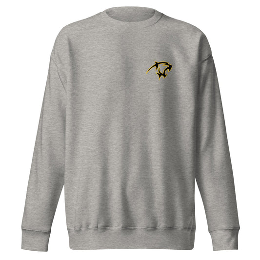 Performance | Crewneck | Adelphi Womens Soccer | Mascot Logo