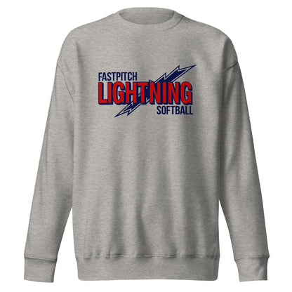 Performance | Crewneck | Amherst Lightning Softball | Lightning Logo