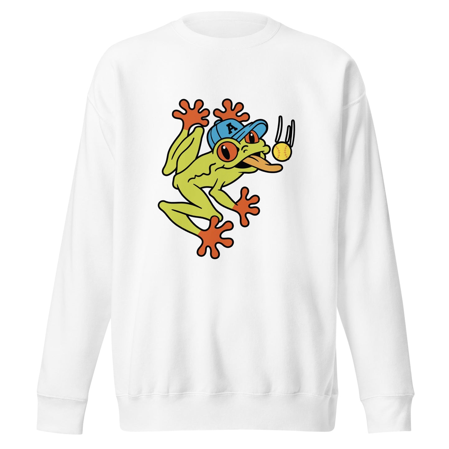Performance | Crewneck | Aquasox Softball | Mascot Logo