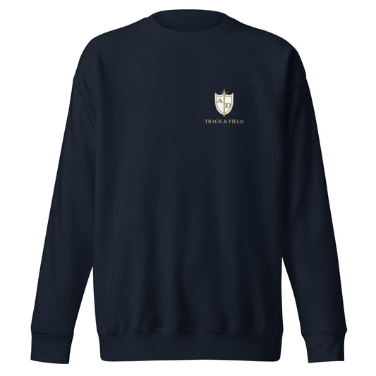 Performance | Crewneck | Arma Dei Academy Track and Field | Shield Logo