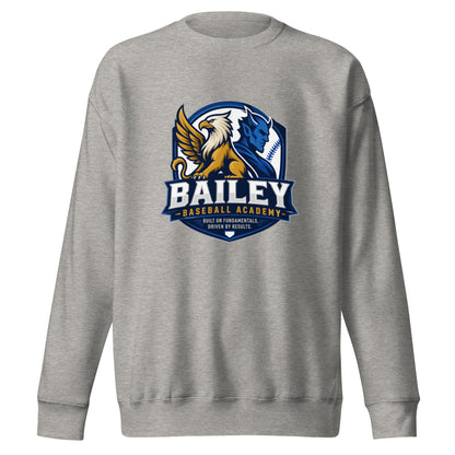 Performance | Crewneck | Bailey Baseball Academy | Shield Logo