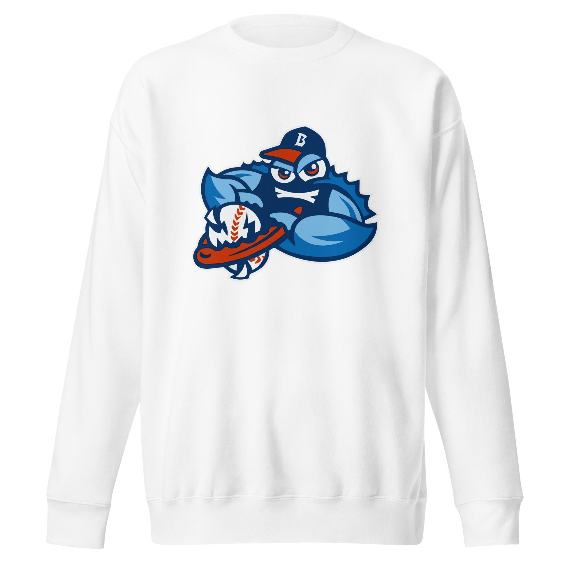 Performance | Crewneck | Bellport BlueClaws | Mascot Logo