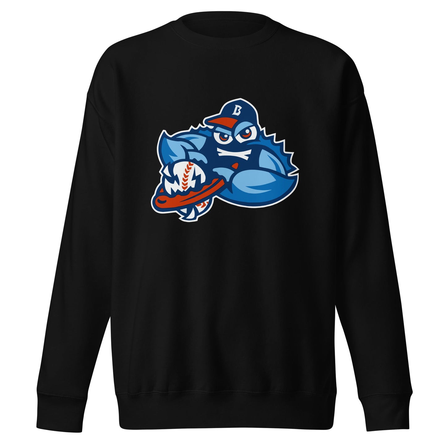 Performance | Crewneck | Bellport BlueClaws | Mascot Logo