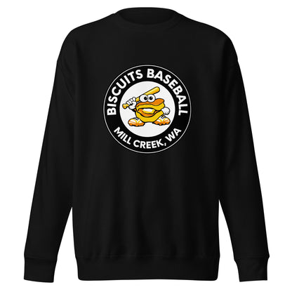 Performance | Crewneck | Biscuits Baseball MCLL | Mascot Logo