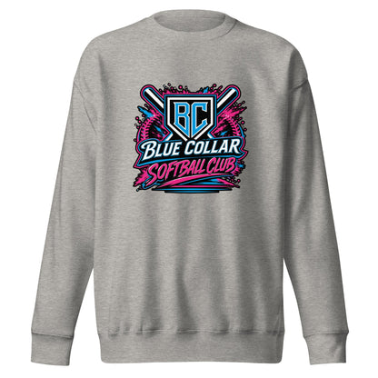 Performance | Crewneck | Blue Collar Softball 2034 | Athletics Logo