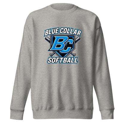 Performance | Crewneck | Blue Collar Softball 2034 | Shield Logo