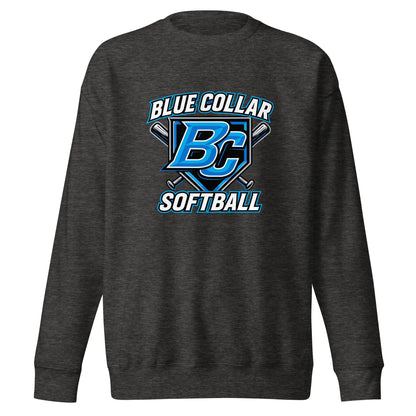 Performance | Crewneck | Blue Collar Softball 2034 | Shield Logo