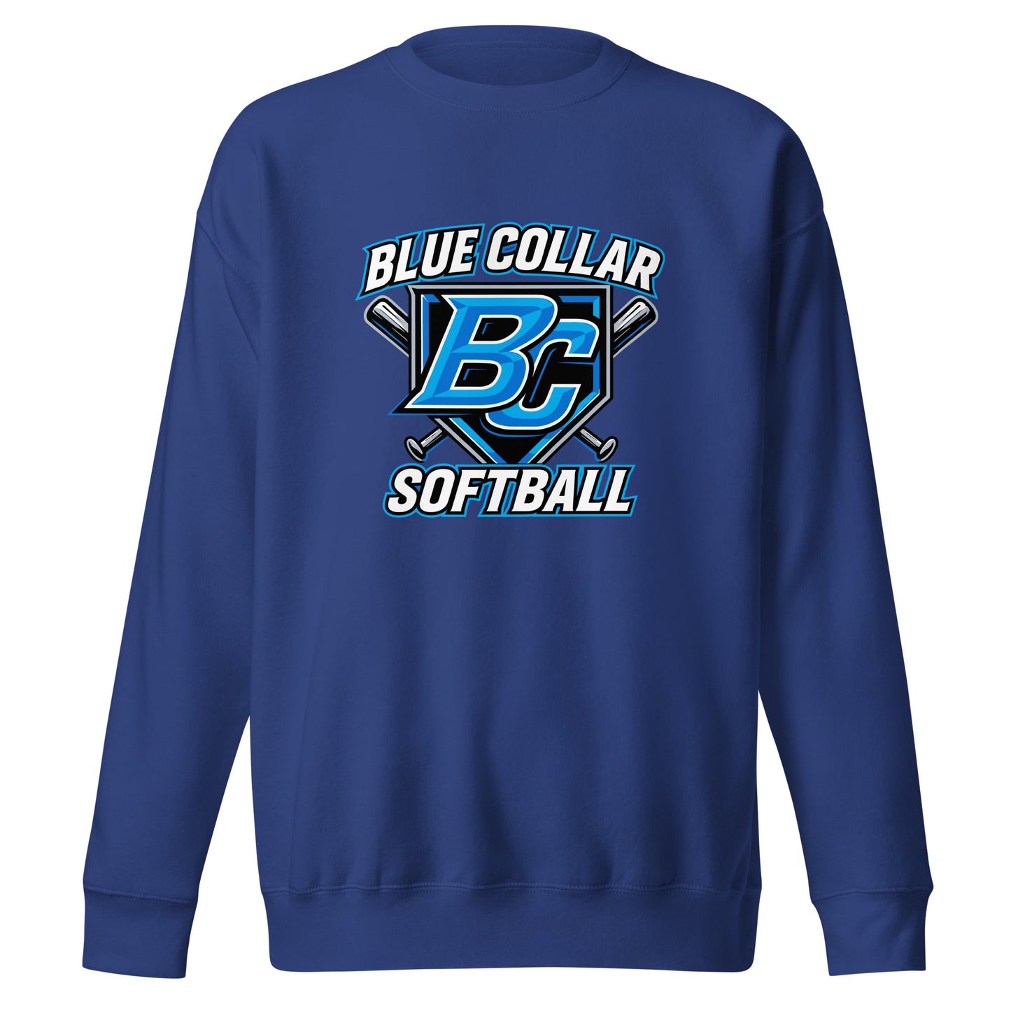 Performance | Crewneck | Blue Collar Softball 2034 | Shield Logo