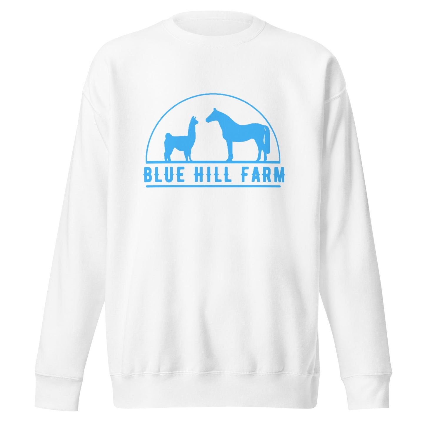 Performance | Crewneck | Blue Hill Farm | Emblem Logo