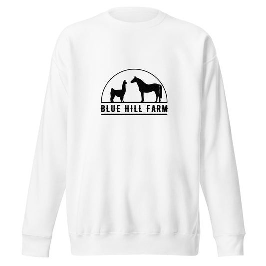 Performance | Crewneck | Blue Hill Farm | Highland Silhouette Logo