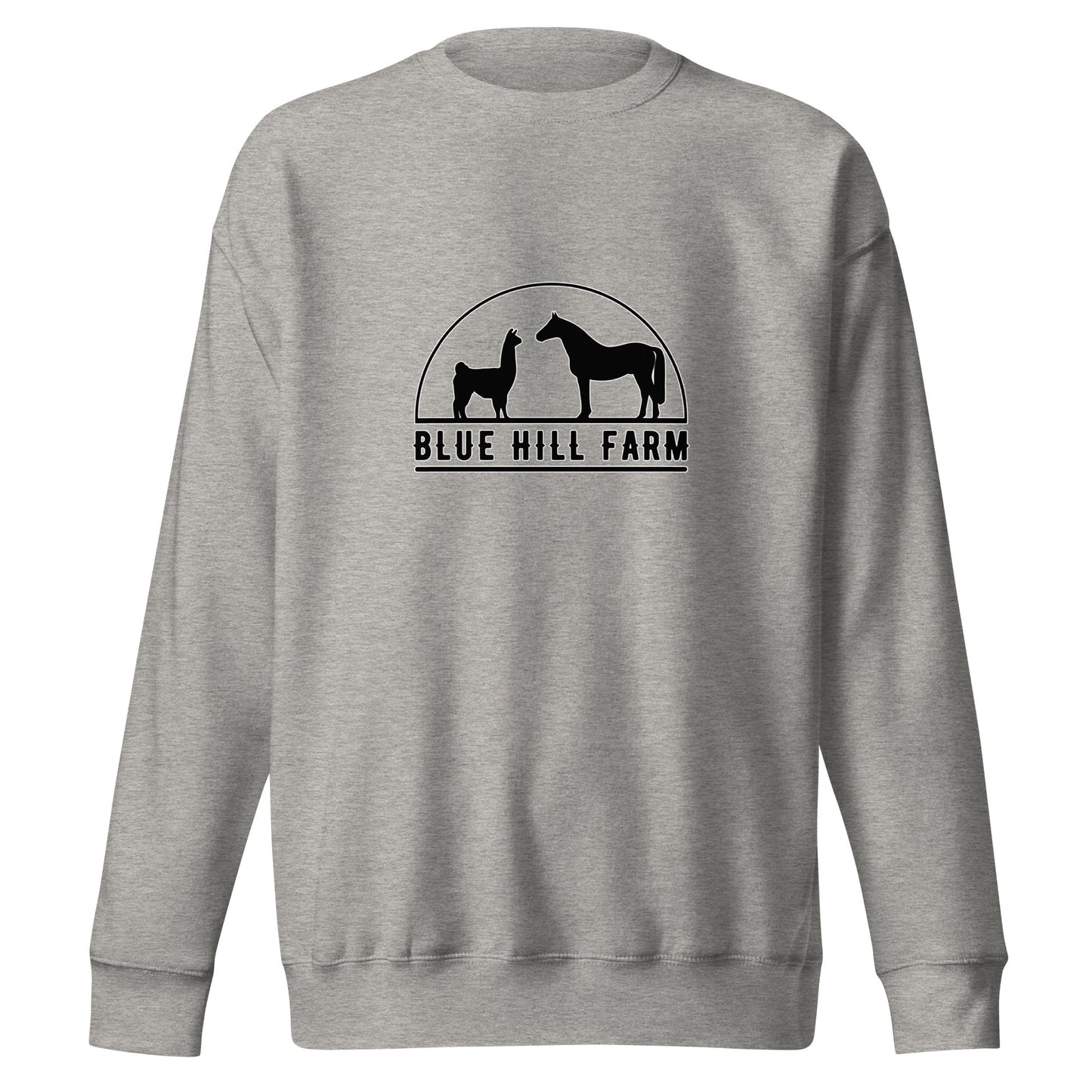Performance | Crewneck | Blue Hill Farm | Highland Silhouette Logo