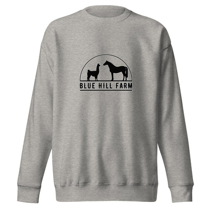 Performance | Crewneck | Blue Hill Farm | Highland Silhouette Logo