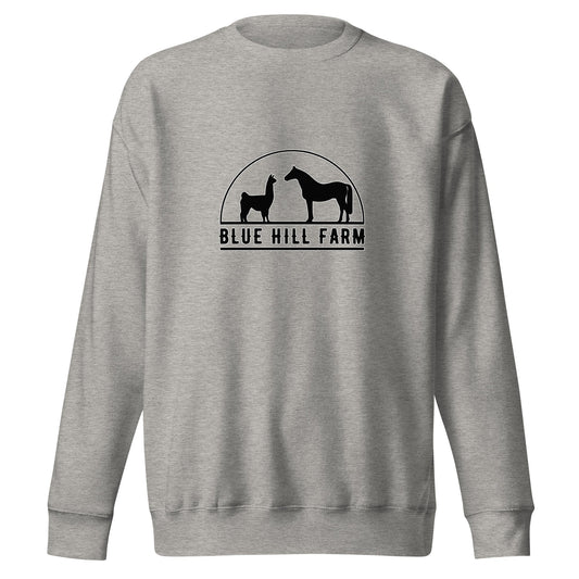 Performance | Crewneck | Blue Hill Farm | Highland Silhouette Logo