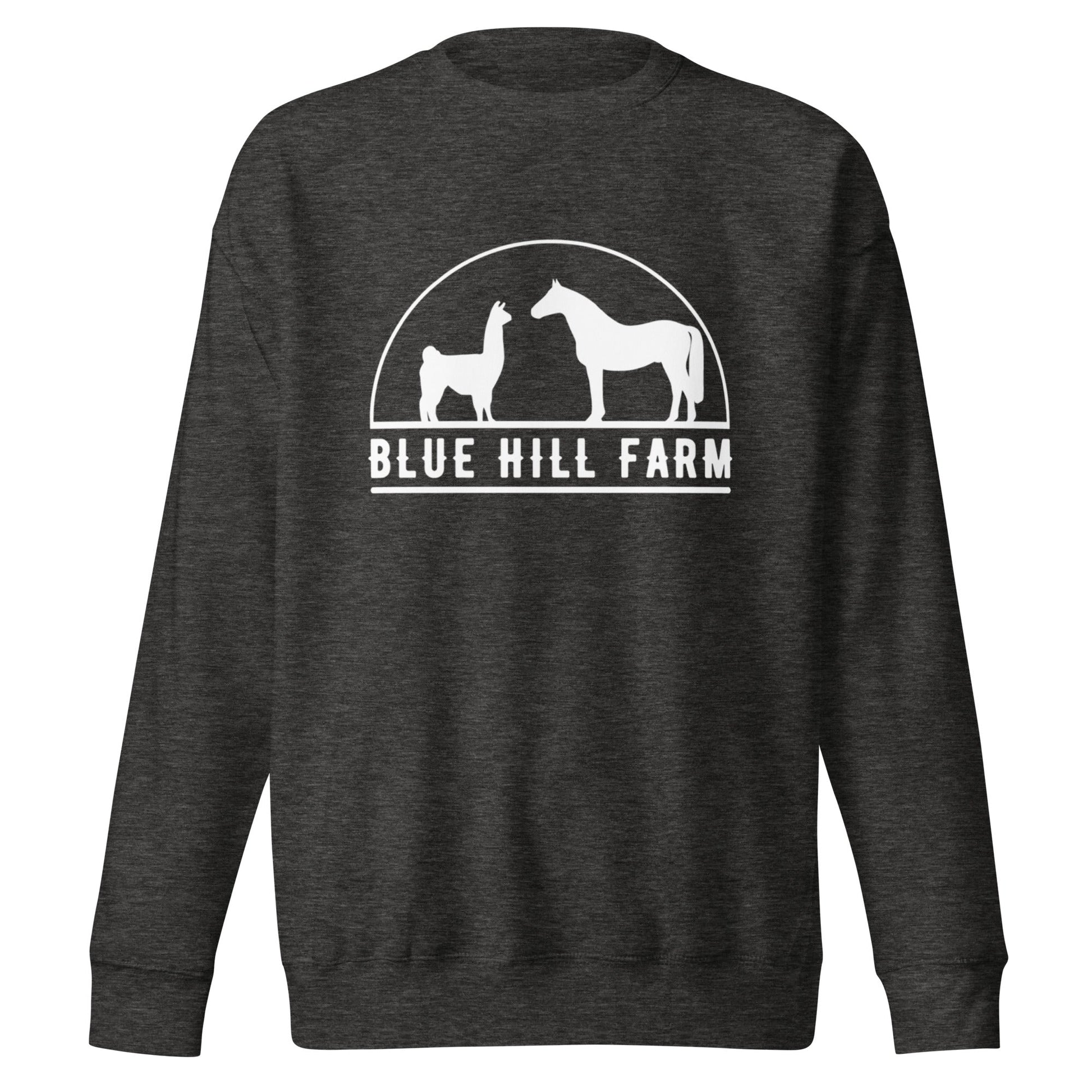 Performance | Crewneck | Blue Hill Farm | Ranch Logo