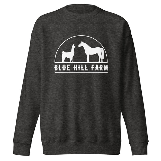Performance | Crewneck | Blue Hill Farm | Ranch Logo