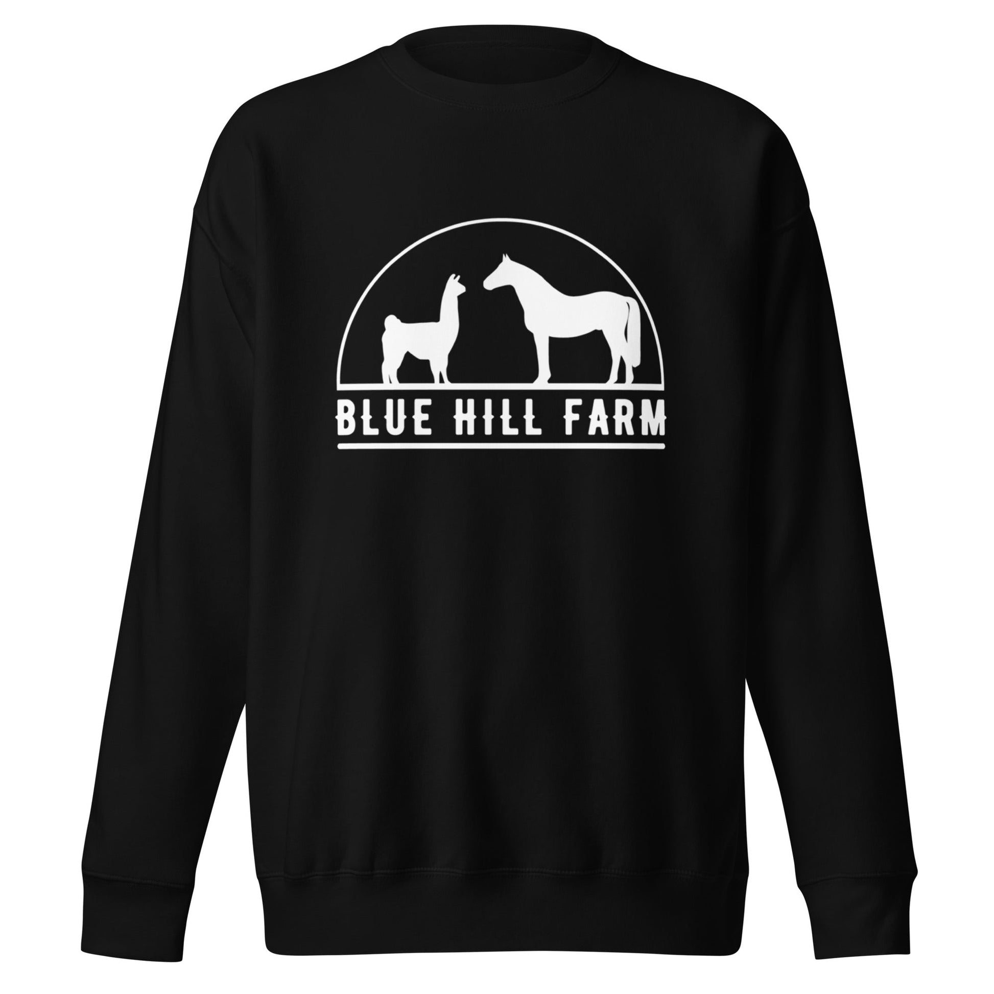Performance | Crewneck | Blue Hill Farm | Ranch Logo