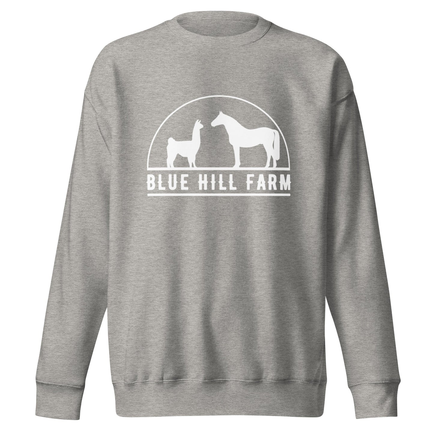 Performance | Crewneck | Blue Hill Farm | Ranch Logo