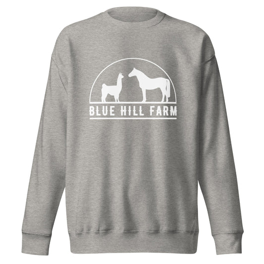 Performance | Crewneck | Blue Hill Farm | Ranch Logo