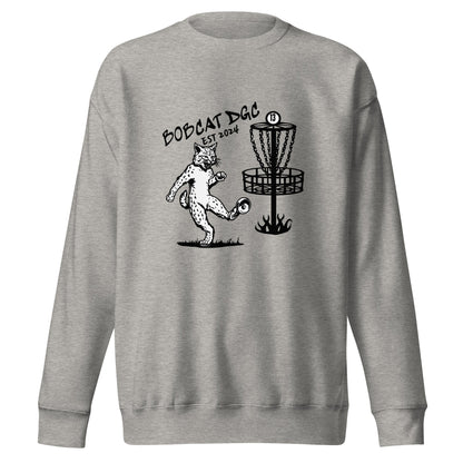 Performance | Crewneck | Bobcat DGC | Predator Disc Golf Logo
