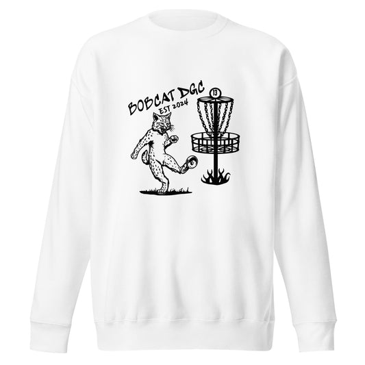 Performance | Crewneck | Bobcat DGC | Predator Disc Golf Logo