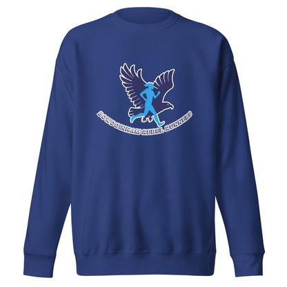 Performance | Crewneck | Bowdoinham Rebel Runners | Aerial Runner Emblem Logo