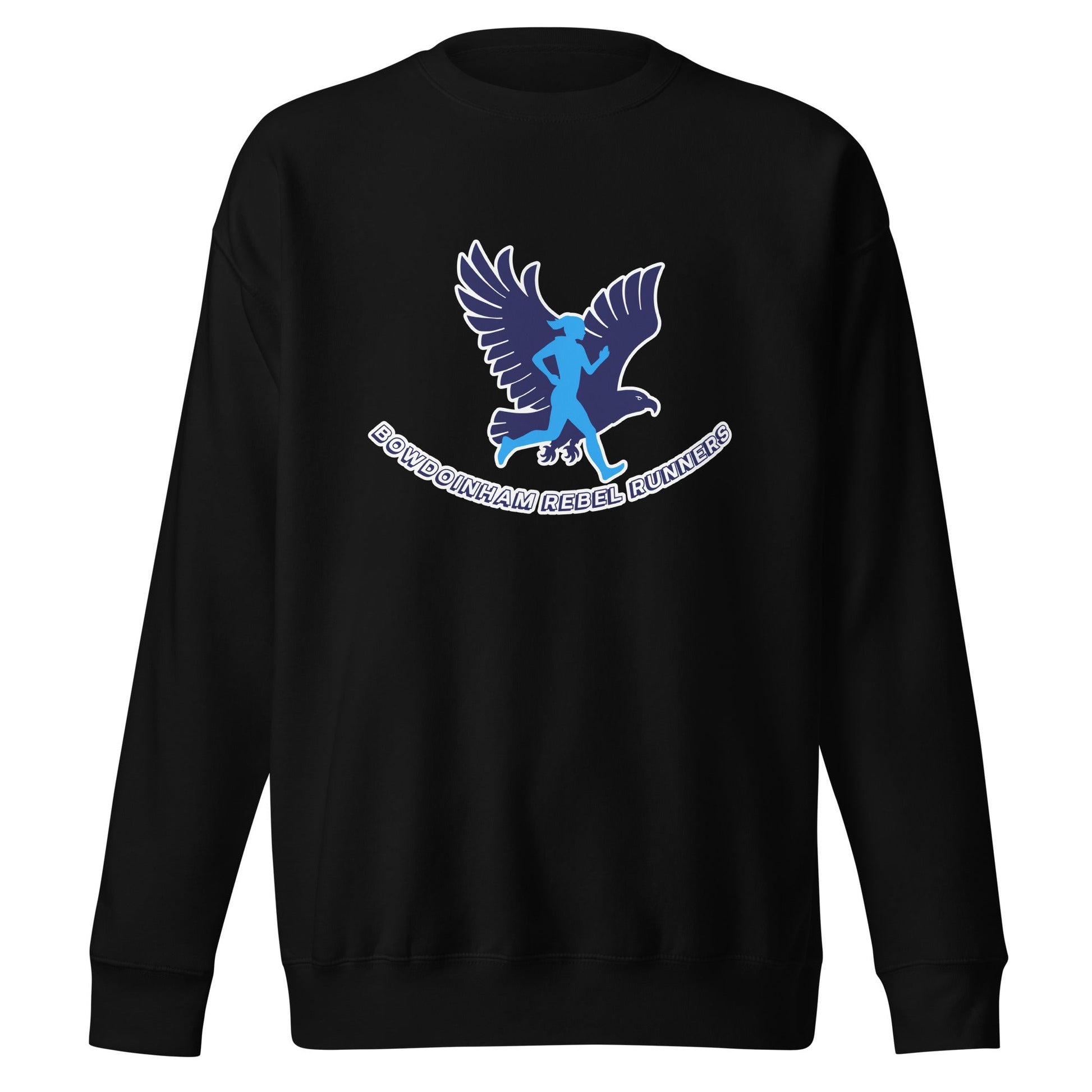 Performance | Crewneck | Bowdoinham Rebel Runners | Emblem Logo