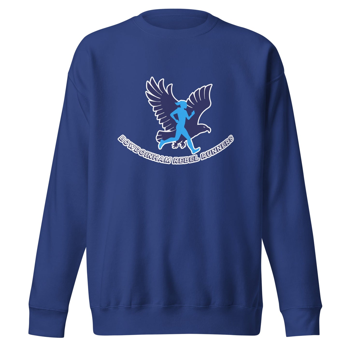 Performance | Crewneck | Bowdoinham Rebel Runners | Emblem Logo