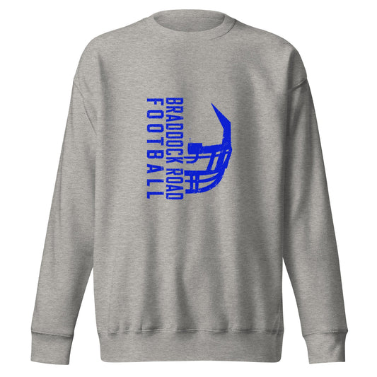 Performance | Crewneck | Braddock Road Football | Sideline Vertical Logo