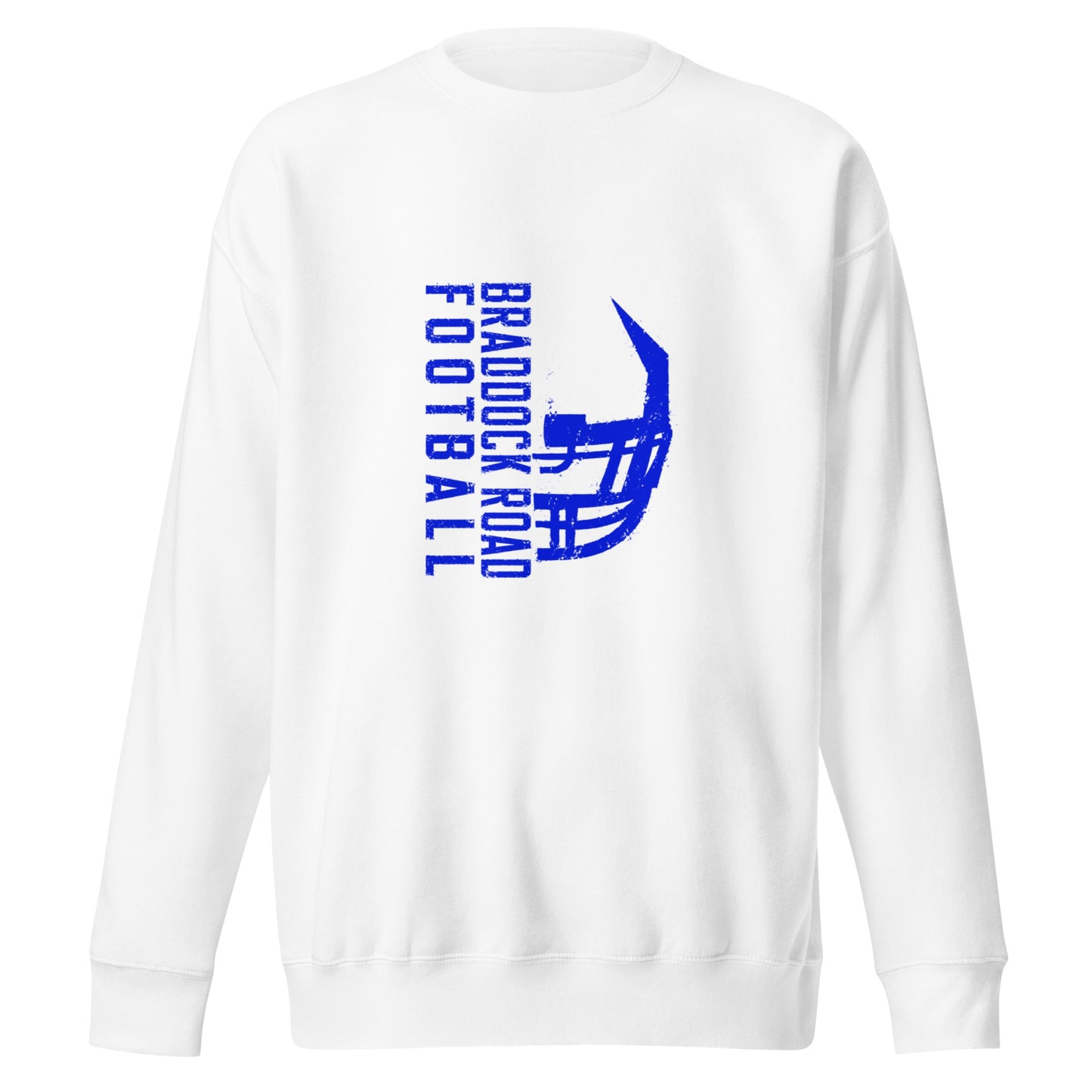 Performance | Crewneck | Braddock Road Football | Sideline Vertical Logo