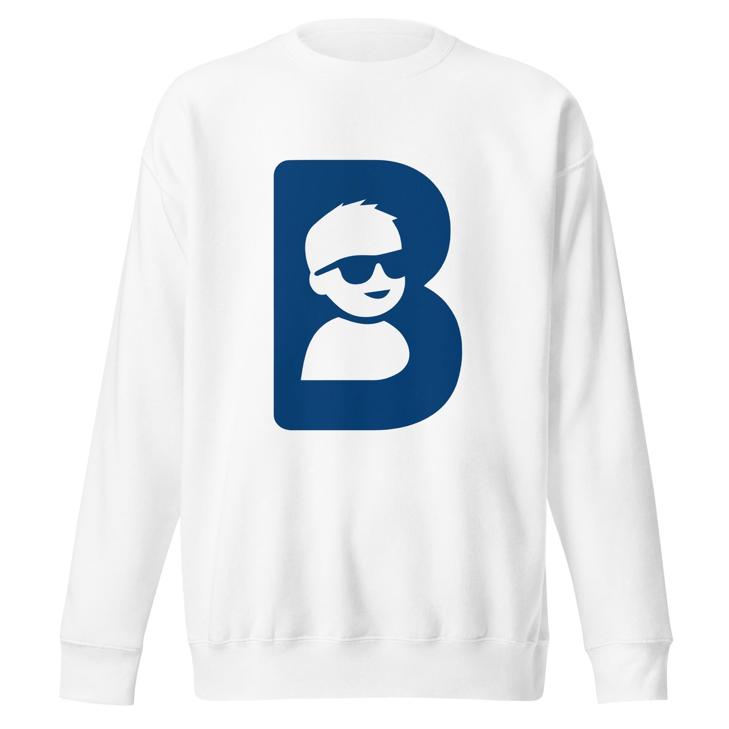 Performance | Crewneck | Brave Like Ben | Blue Maverick Logo