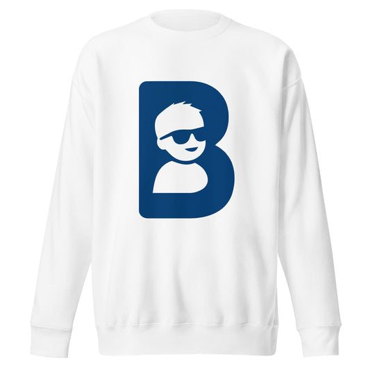 Performance | Crewneck | Brave Like Ben | Blue Maverick Logo