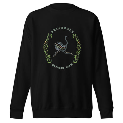 Performance | Crewneck | Briardale Ostrich Farm | Crest Logo