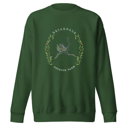 Performance | Crewneck | Briardale Ostrich Farm | Crest Logo