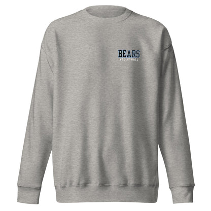 Performance | Crewneck | Cambridge Volleyball | Block Bears Logo