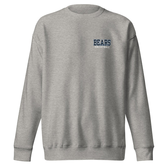 Performance | Crewneck | Cambridge Volleyball | Block Bears Logo
