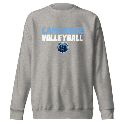 Performance | Crewneck | Cambridge Volleyball | Modern Logo