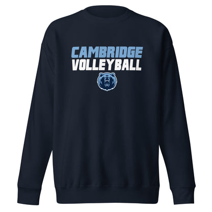 Performance | Crewneck | Cambridge Volleyball | Modern Logo