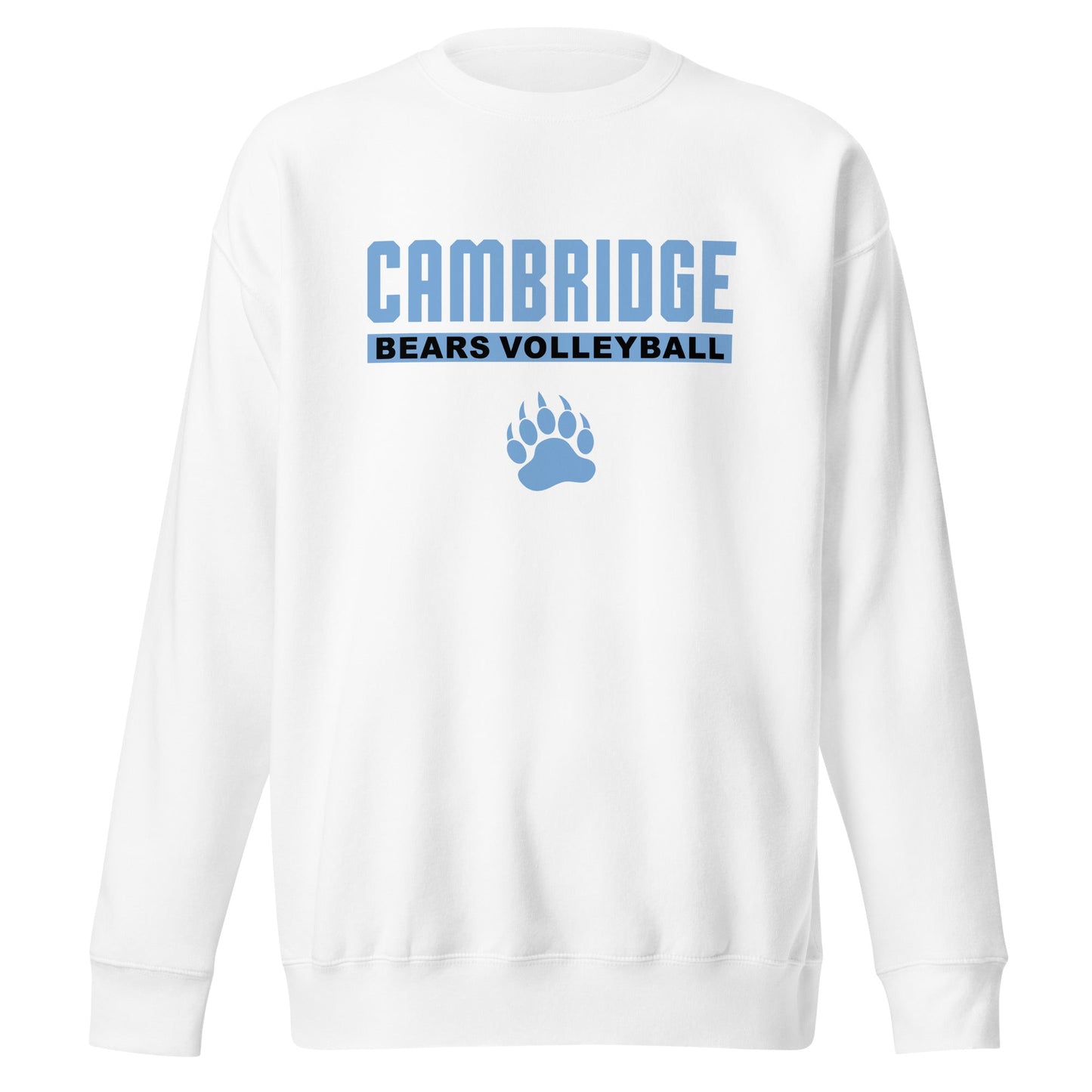 Performance | Crewneck | Cambridge Volleyball | Script Paw Logo