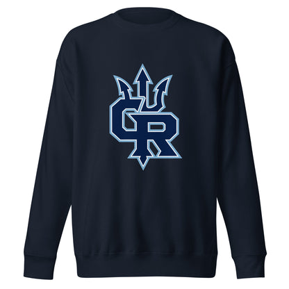 Performance | Crewneck | Cape Riptides Baseball | Emblem Logo