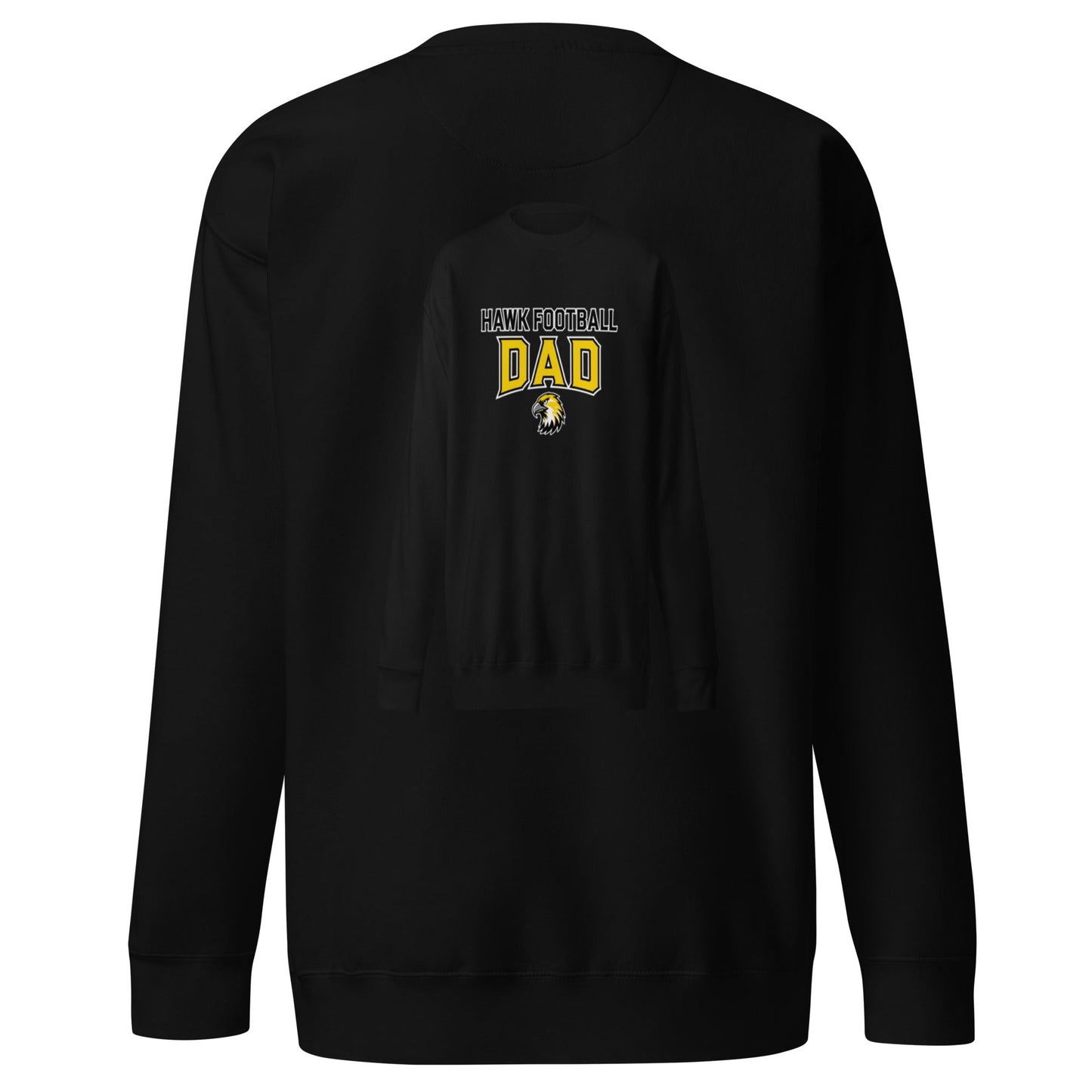 Performance | Crewneck | Cardinal Ohara Hawks | Football Dad Logo