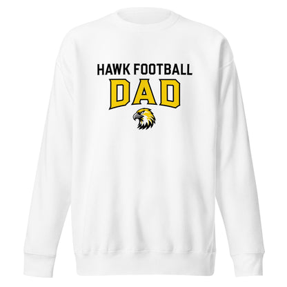 Performance | Crewneck | Cardinal Ohara Hawks | Football Dad Logo