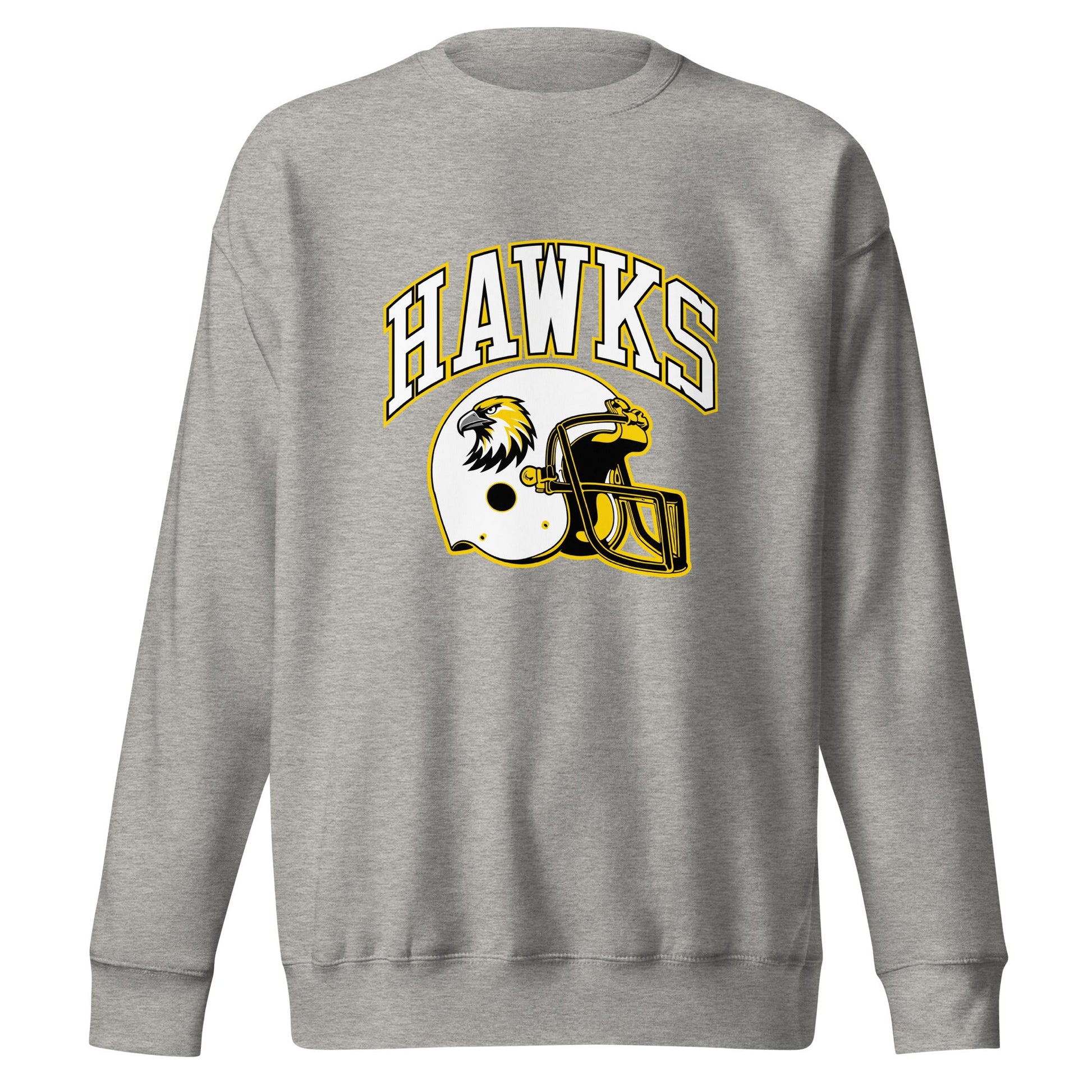 Performance | Crewneck | Cardinal Ohara Hawks | Football Helmet Logo