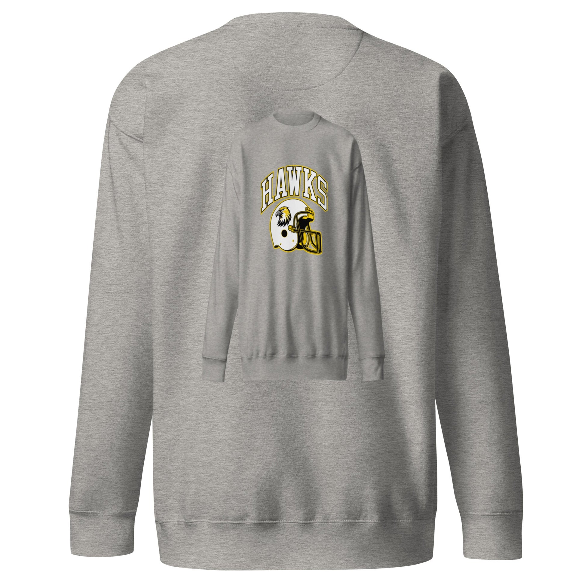 Performance | Crewneck | Cardinal Ohara Hawks | Football Helmet Logo