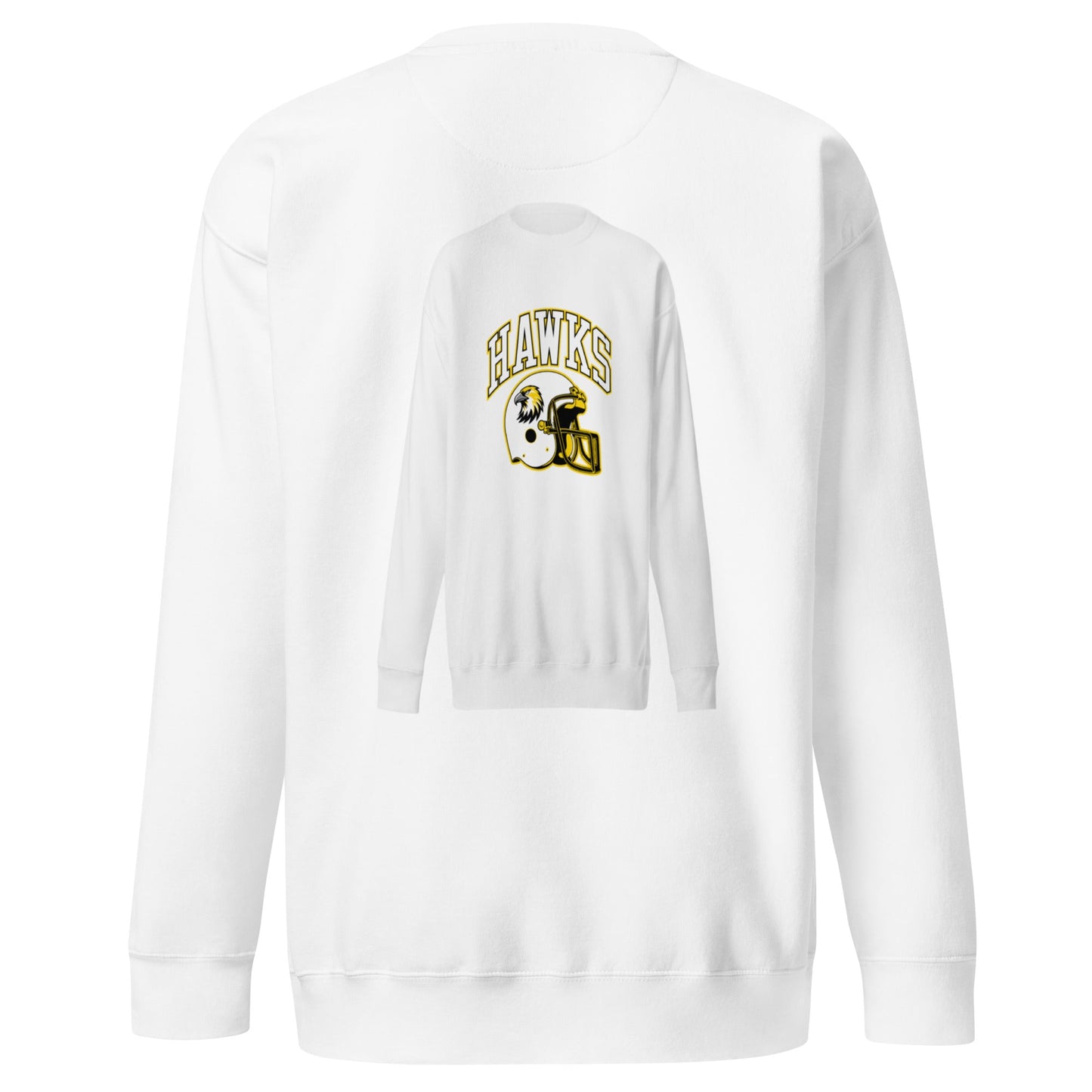 Performance | Crewneck | Cardinal Ohara Hawks | Football Helmet Logo