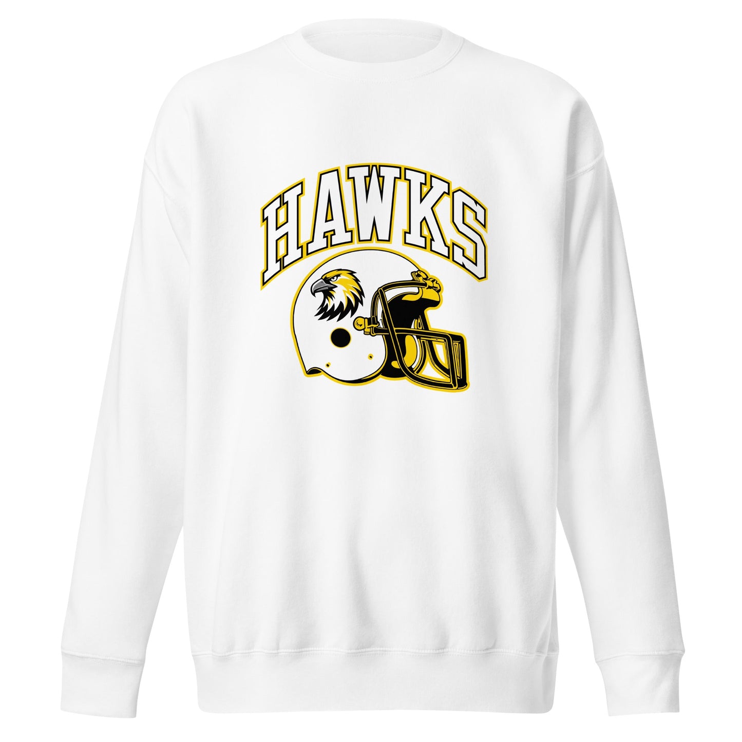Performance | Crewneck | Cardinal Ohara Hawks | Football Helmet Logo