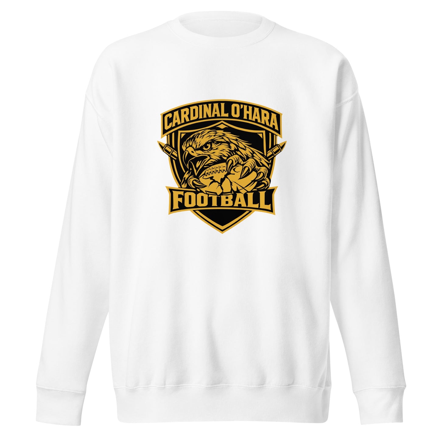 Performance | Crewneck | Cardinal Ohara Hawks | Shield Logo